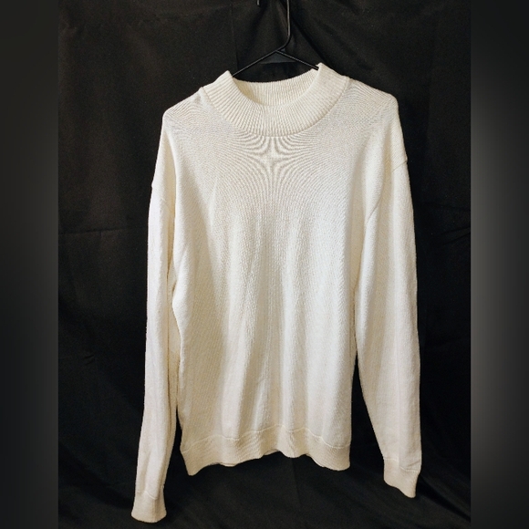 Men's vintage cream crew neck sweater - Picture 7 of 7
